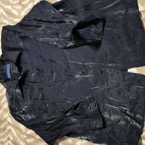 Karen Scott Elegant Black Long Sleeve Shirt